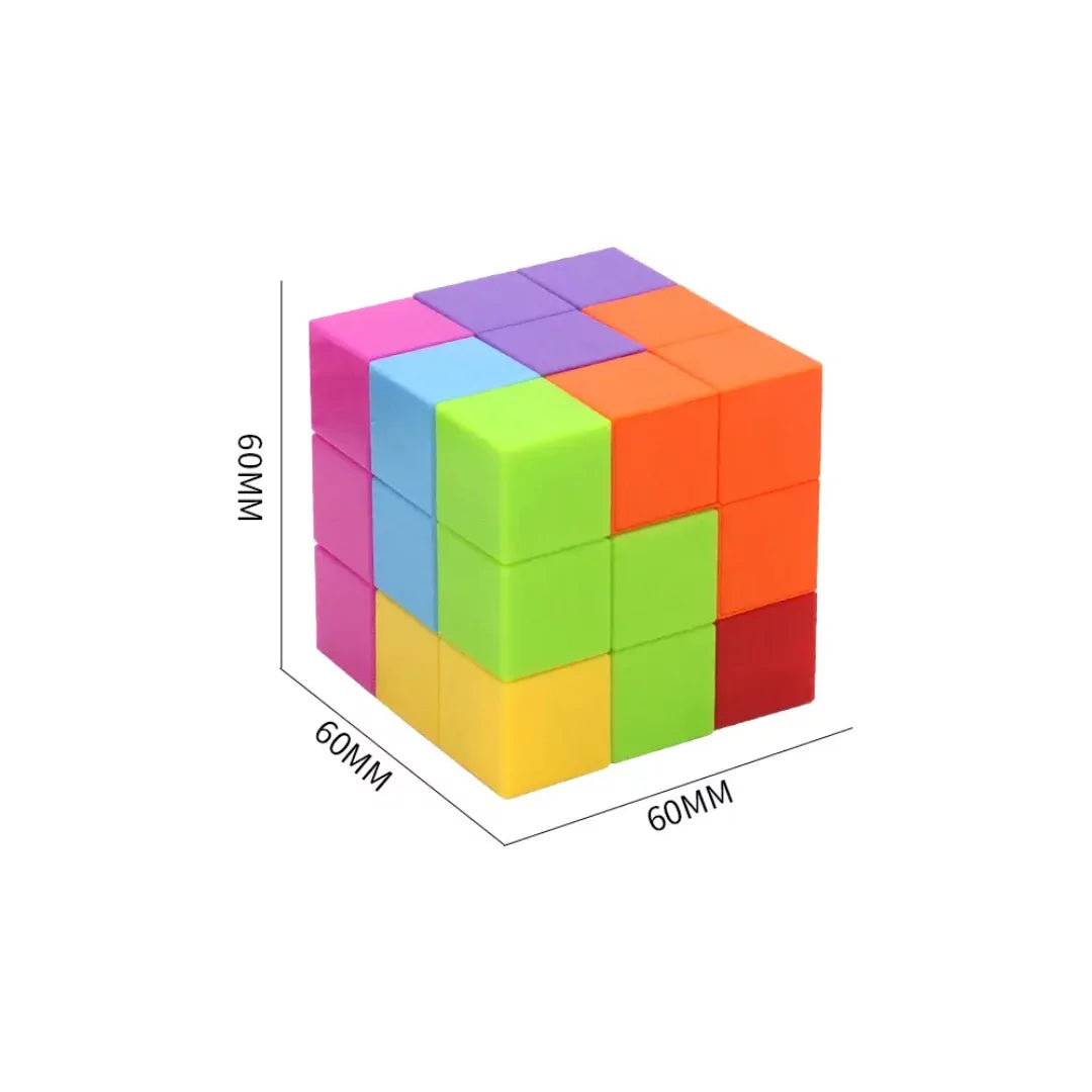 Magic Magnetic Cube With 108 Challenges