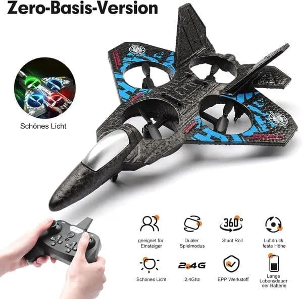 Remote Control Aeroplane Fighter Jet With 3D Flips