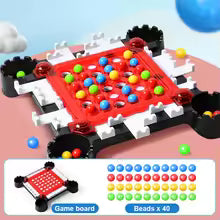 Colorful Bead Board Game Educational Logic Focus Toy for Players