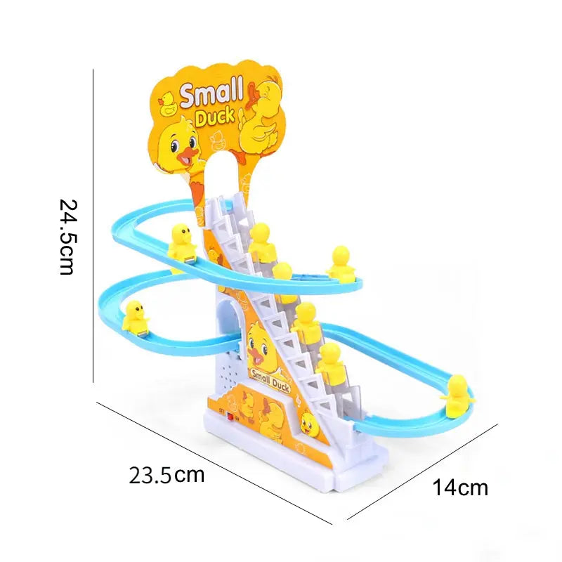 Small Electric Duck Climbing Stairs Toy For Kids
