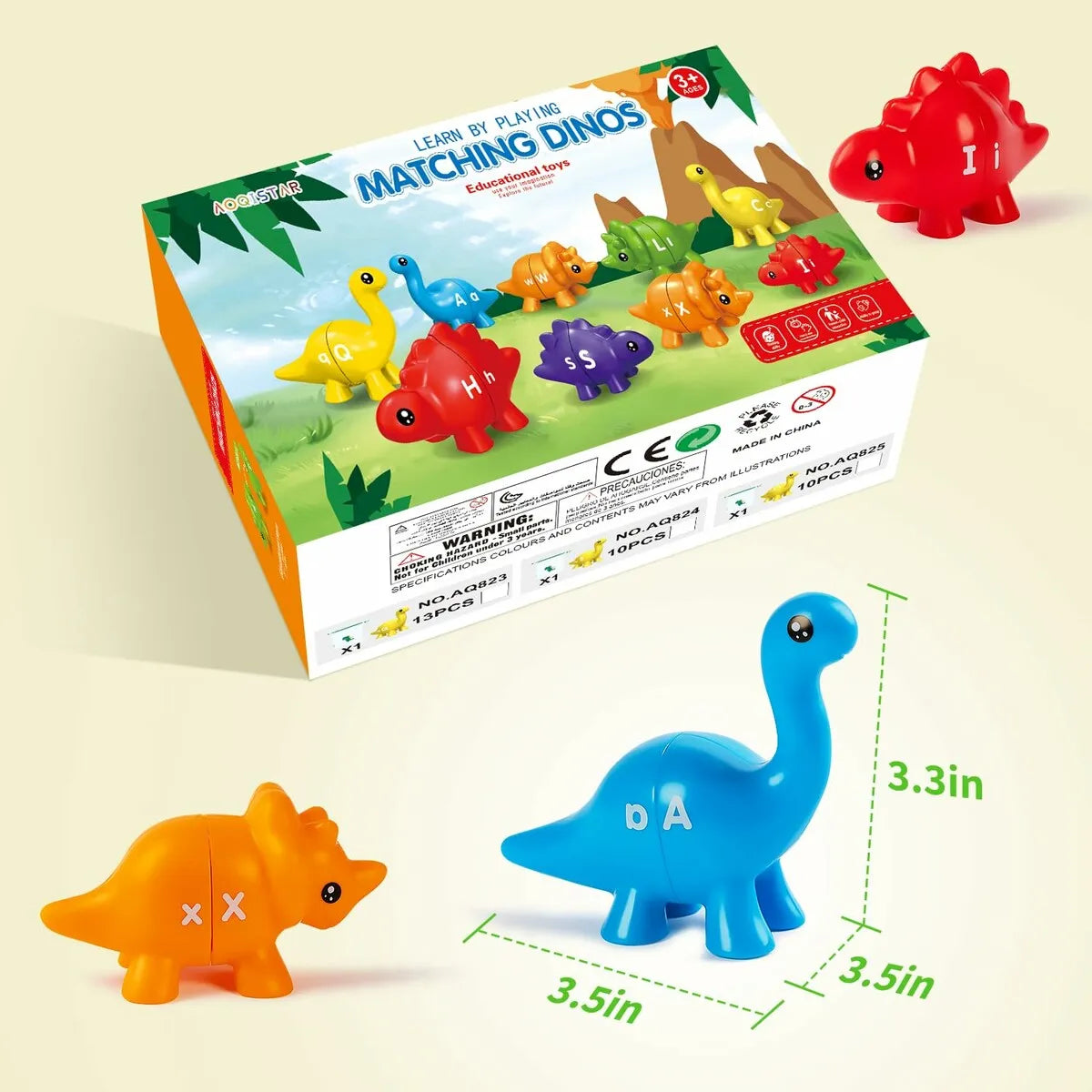Dinosaur Alphabet Learning Educational Toy for Toddlers