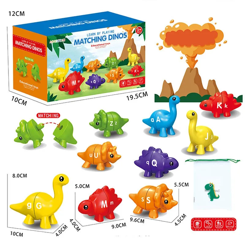 Dinosaur Alphabet Learning Educational Toy for Toddlers