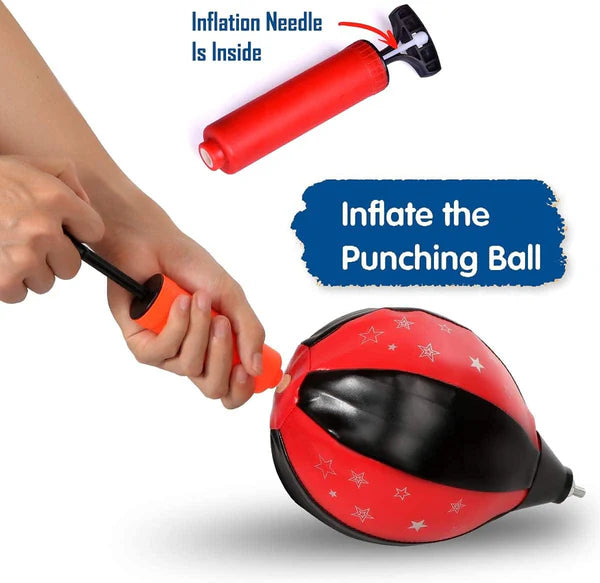 Boxing Stand with Gloves - for Kids