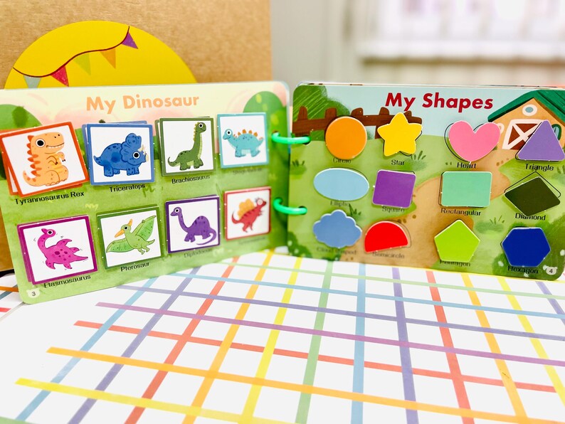 Early Childhood Montessori Preschool Busy Book for Kids