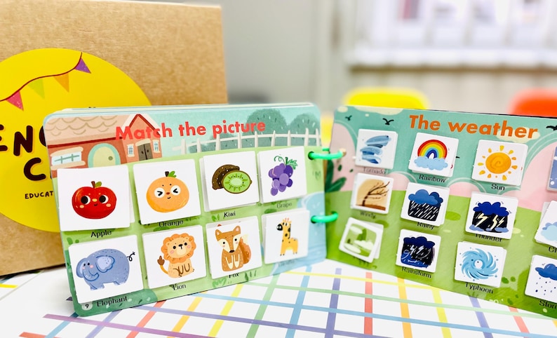 Early Childhood Montessori Preschool Busy Book for Kids