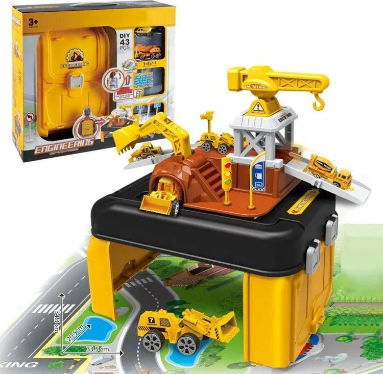 Crane Building Play Set for Kids Construction Fun Toy
