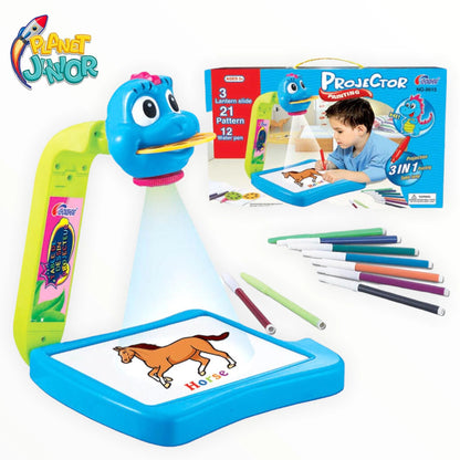 3-In-1 Frozen Creative Projection Painting Table For Kids Creative