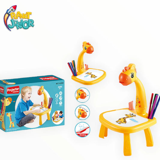3-In-1 Frozen Creative Projection Painting Table For Kids Creative