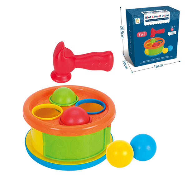 2 in 1 Beat & Hand Hammering Drum Toy