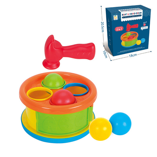 2 in 1 Beat & Hand Hammering Drum Toy