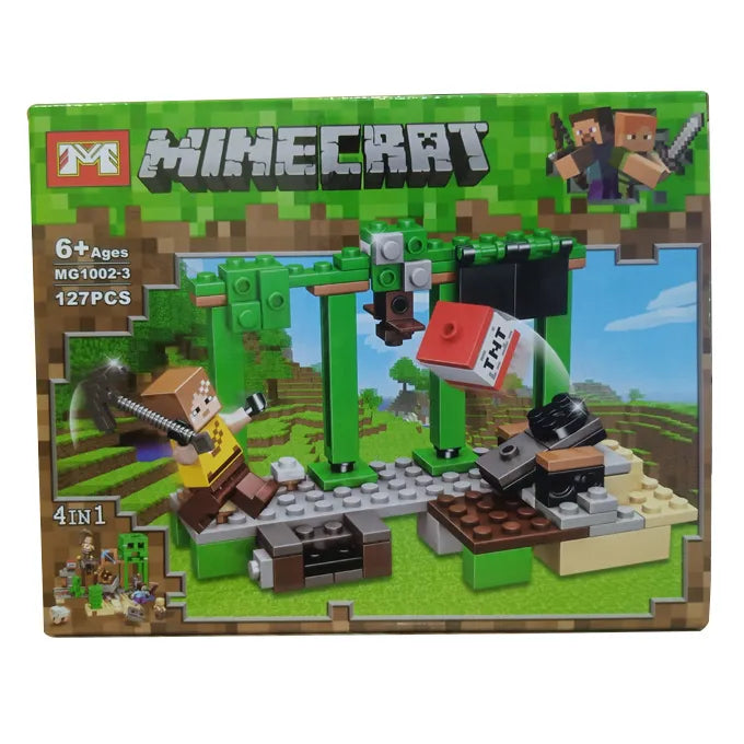 Minecraft 4 in 1 Building Blocks Set For Kids 6+ - 127 Pieces - MG1002-3