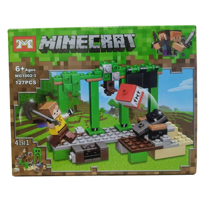 Minecraft 4 in 1 Building Blocks Set For Kids 6+ - 127 Pieces - MG1002-3