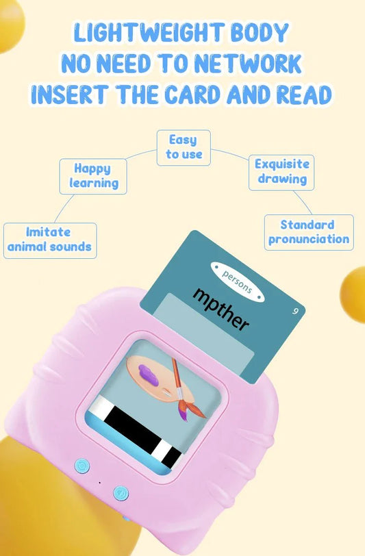 Talking Flash Cards Educational Rechargeable Toy