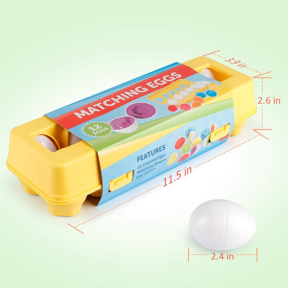 Shapes and Colors Matching Eggs Toy