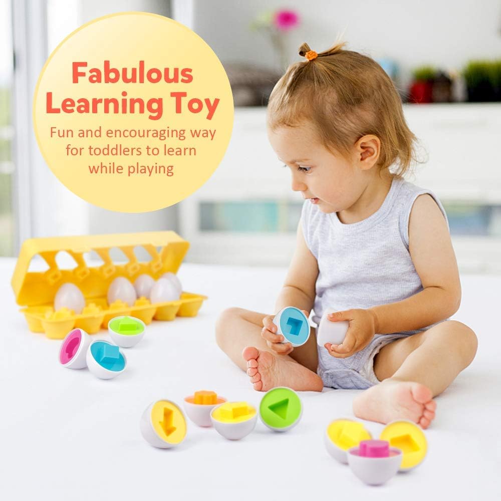 Shapes and Colors Matching Eggs Toy