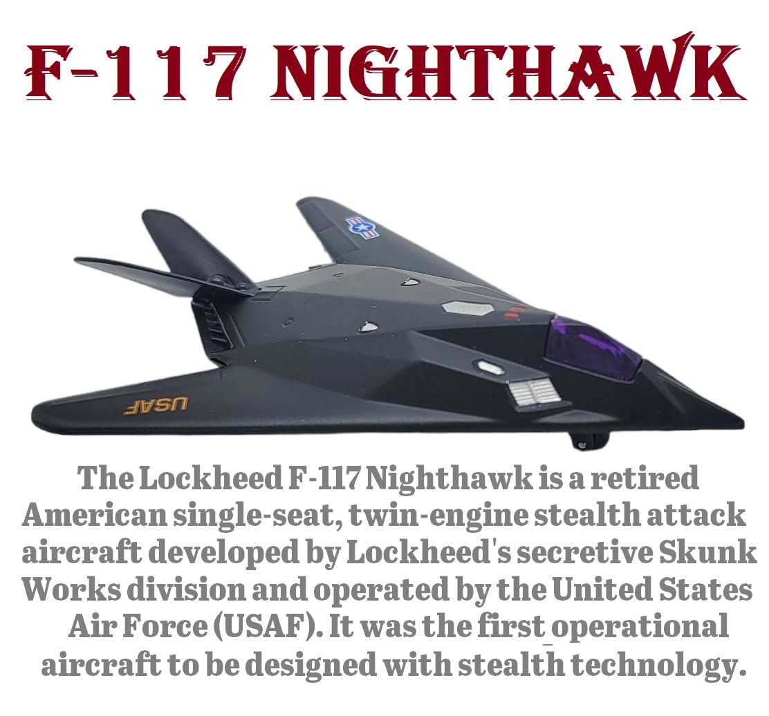 Zugar Land Die-Cast Pullback Stealth Bomber Models