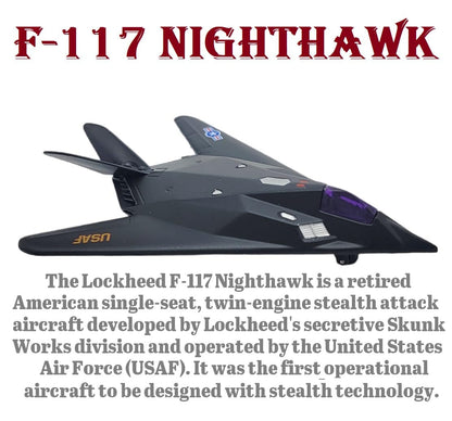 Zugar Land Die-Cast Pullback Stealth Bomber Models