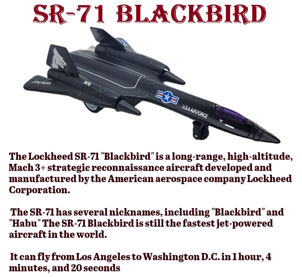 Zugar Land Die-Cast Pullback Stealth Bomber Models