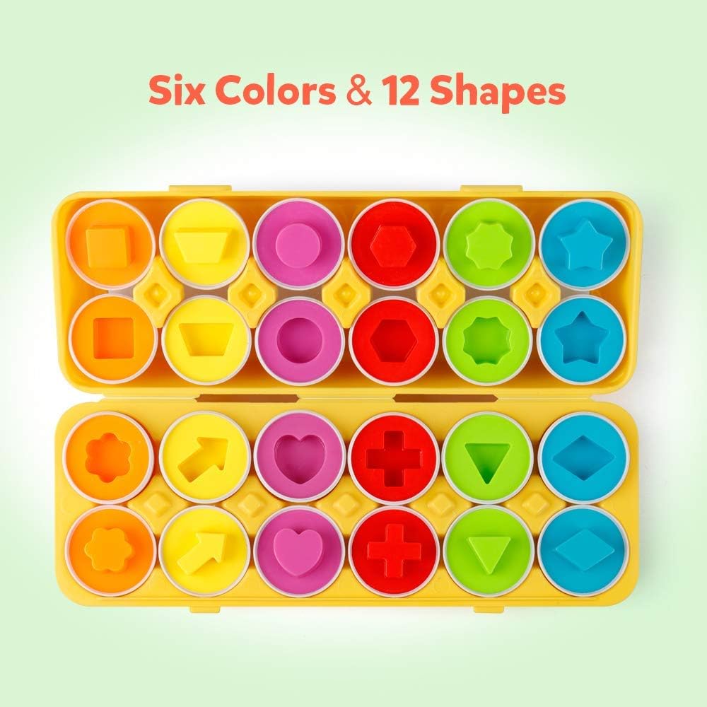 Shapes and Colors Matching Eggs Toy
