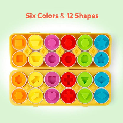 Shapes and Colors Matching Eggs Toy
