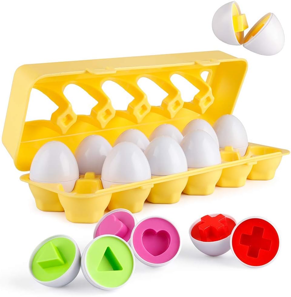 Shapes and Colors Matching Eggs Toy
