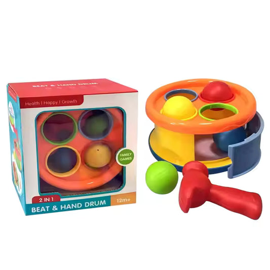 2 in 1 Beat & Hand Hammering Drum Toy