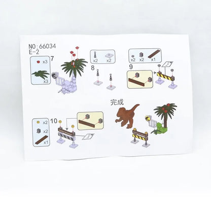 Jurassic Building Blocks World Dinosaurs Figures For Kids
