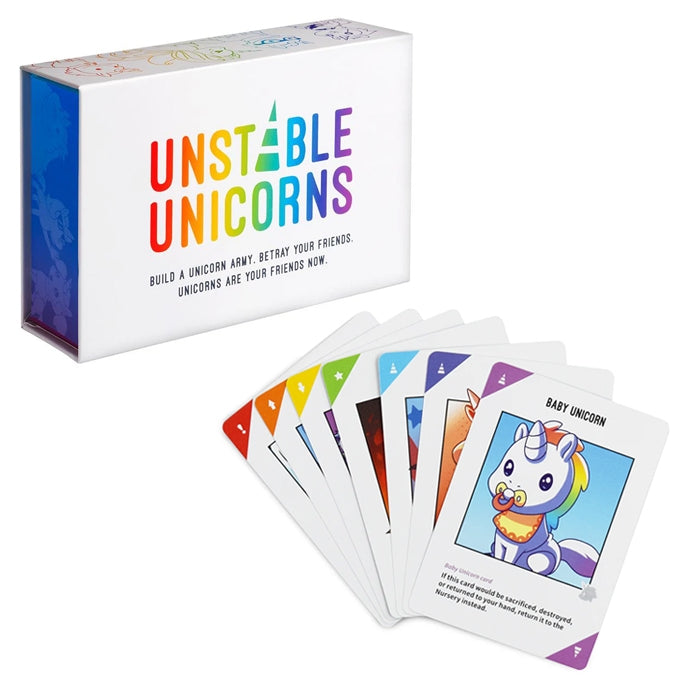 Unstable Unicorn 2nd Edition Cards Game Set For Kids