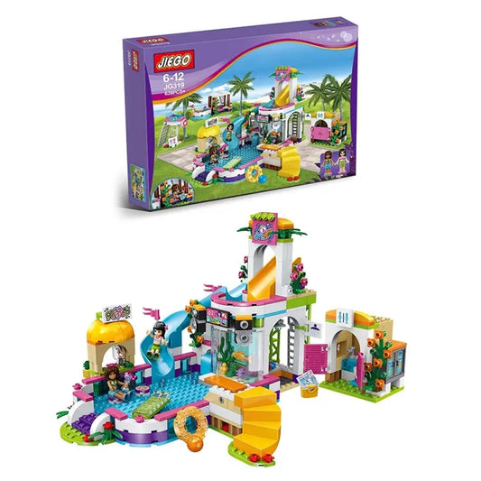 Jiego Compatible Girls Friends Princess Villa Star Liwei House Building Blocks