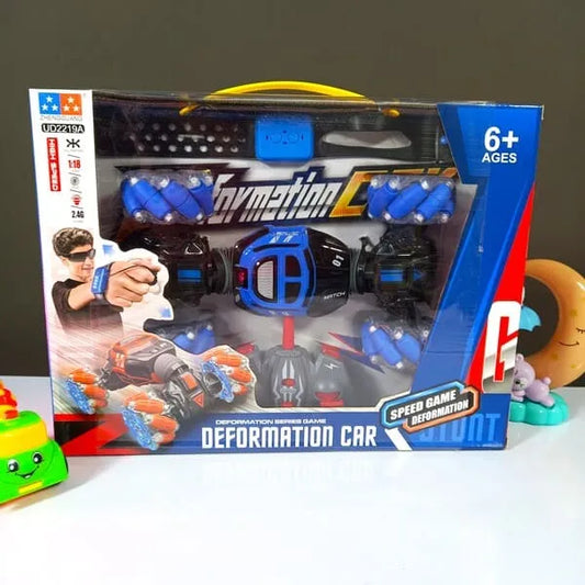 Remote and Hand Gesture Control Stunt Car
