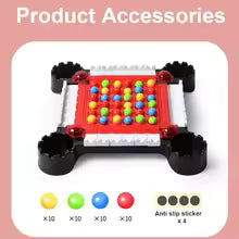 Colorful Bead Board Game Educational Logic Focus Toy for Players