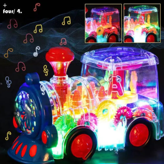 Gear Train With Light & Music Toy For Kids Assorted