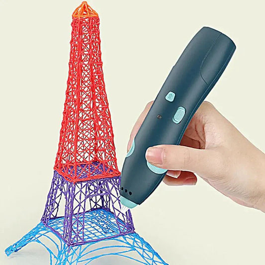 Rechargeable 3D Pen Fun Printing & Drawing Tool for Kids