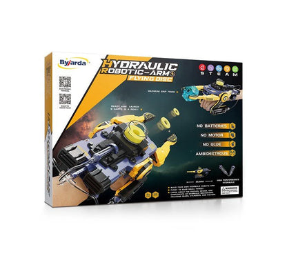 Hydraulic Robotic Arm Flying Disc Toy For Kids