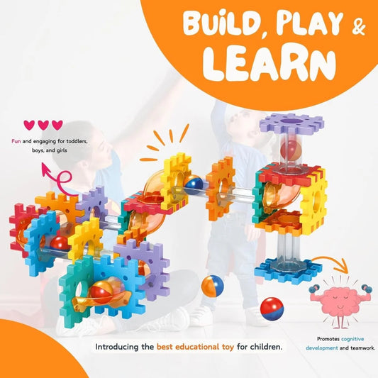 Pipeline Rolling Ball Construction Building Block Track