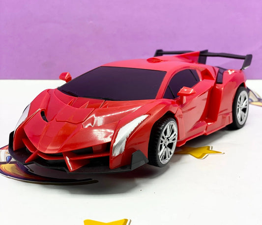 Remote Control 2 In 1 Transformer Deformation Robot Car For Kids