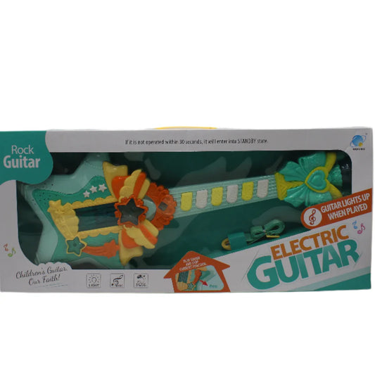 Electric Star Guitar with Light & Sound