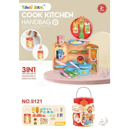 Kitchen Cooking Toy Set with Accessories For Kids