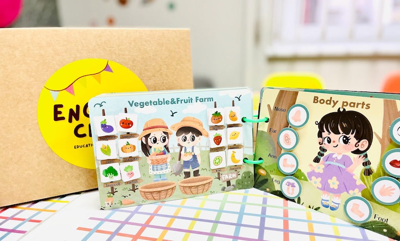 Early Childhood Montessori Preschool Busy Book for Kids