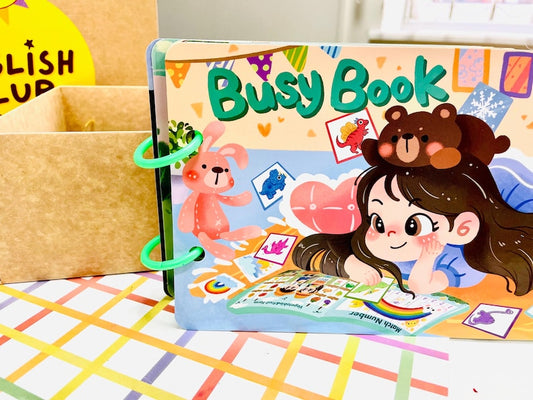 Early Childhood Montessori Preschool Busy Book for Kids