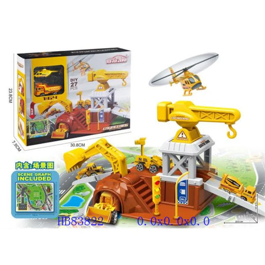 Crane Building Play Set for Kids Construction Fun Toy