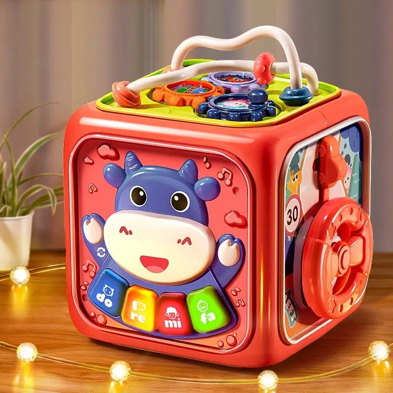 Multifunctional Musical Activity Cube for Kids