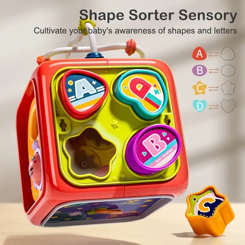 Multifunctional Musical Activity Cube for Kids