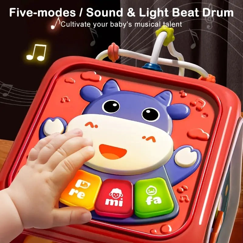 Multifunctional Musical Activity Cube for Kids