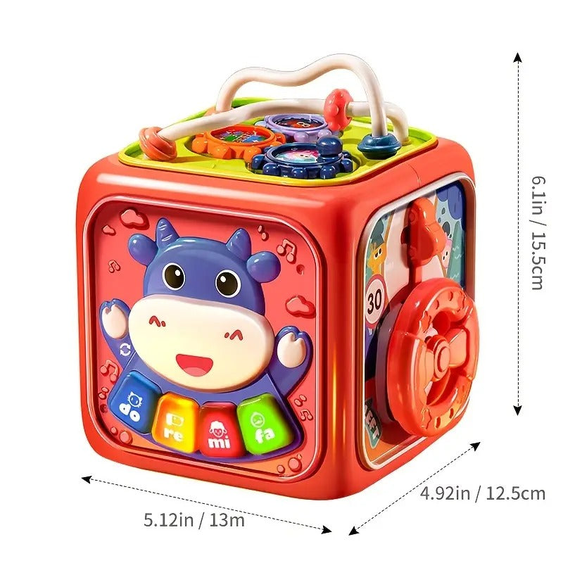 Multifunctional Musical Activity Cube for Kids
