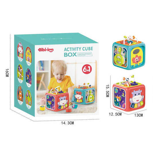 Multifunctional Musical Activity Cube for Kids