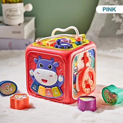 Multifunctional Musical Activity Cube for Kids