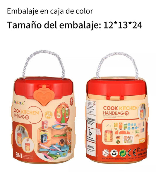 Kitchen Cooking Toy Set with Accessories For Kids