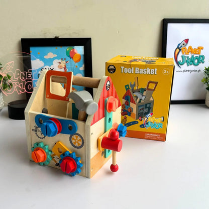 Wooden Tools Toy Set With Hammer & Screwdriver